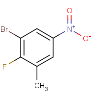 CAS: 175610-68-1 | PC421111 | 1-Bromo-2-fluoro-3-methyl-5-nitro-benzene
