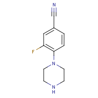 CAS:182181-38-0 | PC421125 | 3-Fluoro-4-(piperazin-1-yl)benzonitrile