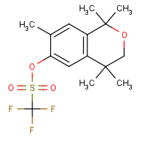 CAS: | PC421156 | Trifluoro-methanesulfonic acid 1,1,4,4,7-pentamethyl-isochroman-6-yl ester