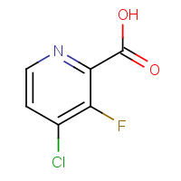 CAS: 860296-21-5 | PC421163 | 4-Chloro-3-fluoropicolinic acid