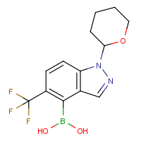 CAS:2374153-25-8 | PC421179 | 1-(Tetrahydro-2h-pyran-2-yl)-5-(trifluoromethyl)-1h-indazol-4-ylboronic acid