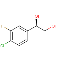CAS: 1453854-84-6 | PC421192 | (R)-1-(4-Chloro-3-fluorophenyl)ethane-1,2-diol