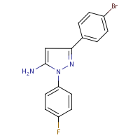 CAS: 618098-14-9 | PC4235 | 5-Amino-3-(4-bromophenyl)-1-(4-fluorophenyl)-1H-pyrazole