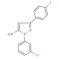 CAS: 618098-30-9 | PC4248 | 5-Amino-1-(3-chlorophenyl)-3-(4-fluorophenyl)-1H-pyrazole