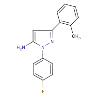 CAS: 618098-18-3 | PC4249 | 5-Amino-1-(4-fluorophenyl)-3-(2-methylbenzene)-1H-pyrazole