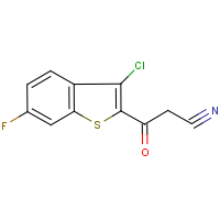 CAS:914635-95-3 | PC4257 | 3-(3-Chloro-6-fluoro-1-benzothien-2-yl)-3-oxopropanenitrile