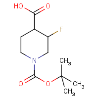 CAS:1303974-46-0 | PC430120 | 1-(tert-Butoxycarbonyl)-3-fluoropiperidine-4-carboxylic acid
