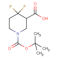 CAS:1303974-65-3 | PC430127 | 1-(tert-Butoxycarbonyl)-4,4-difluoropiperidine-3-carboxylic acid