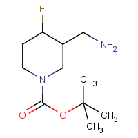CAS:1303973-02-5 | PC430129 | tert-Butyl 3-(aminomethyl)-4-fluoropiperidine-1-carboxylate