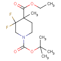 CAS:1334416-35-1 | PC430130 | 1-tert-Butyl 4-ethyl 3,3-difluoro-4-methylpiperidine-1,4-dicarboxylate