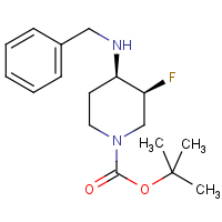 CAS: 907572-24-1 | PC430149 | tert-Butyl 3,4-cis-4-(benzylamino)-3-fluoropiperidine-1-carboxylate racemate
