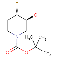 CAS:1260772-97-1 | PC430152 | (3.4)-trans-4-Fluoro-3-hydroxy-piperidine-1-carboxylic acid tert-Butyl ester racemate