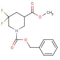 CAS:1356338-60-7 | PC430160 | 1-Benzyl 3-Methyl 5,5-difluoropiperidine-1,3-dicarboxylate