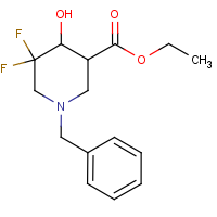 CAS:1356339-08-6 | PC430163 | Ethyl 1-benzyl-5,5-difluoro-4-hydroxypiperidine-3-carboxylate