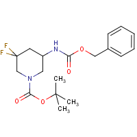 CAS:1356338-58-3 | PC430168 | tert-Butyl 5-(benzyloxycarbonylamino)-3,3-difluoropiperidine-1-carboxylate