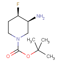 CAS: 1207853-07-3 | PC430172 | (3,4)-cis-tert-Butyl 3-amino-4-fluoropiperidine-1-carboxylate racemate
