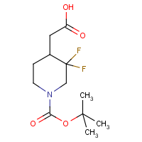 CAS: 1373503-54-8 | PC430181 | 2-(1-(tert-Butoxycarbonyl)-3,3-difluoropiperidin-4-yl)acetic acid