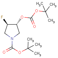 CAS:1373503-73-1 | PC430191 | tert-Butyl trans-3-(tert-butoxycarbonyloxy)-4-fluoropyrrolidine-1-carboxylate