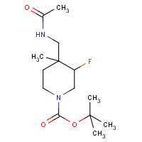 CAS:1400764-45-5 | PC430192 | tert-Butyl 4-(acetamidomethyl)-3-fluoro-4-methylpiperidine-1-carboxylate