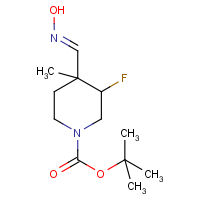 CAS:1400765-53-8 | PC430193 | tert-Butyl 3-fluoro-4-((hydroxyimino)methyl)-4-methylpiperidine-1-carboxylate