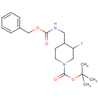 CAS:1400764-52-4 | PC430196 | tert-Butyl 4-((benzyloxycarbonylamino)methyl)-3-fluoropiperidine-1-carboxylate