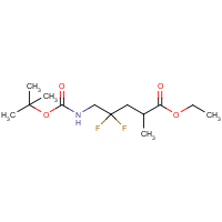 CAS:1404196-49-1 | PC430200 | Ethyl 5-(tert-butoxycarbonylamino)-4,4-difluoro-2-methylpentanoate