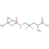 CAS:1404196-60-6 | PC430201 | 5-(tert-Butoxycarbonylamino)-4,4-difluoro-2-methylpentanoic acid