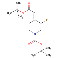 CAS:362705-32-6 | PC430210 | tert-Butyl 4-(2-tert-butoxy-2-oxoethylidene)-3-fluoropiperidine-1-carboxylate