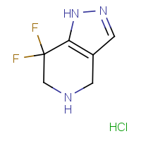 CAS: 1864053-65-5 | PC430212 | 7,7-Difluoro-4,5,6,7-tetrahydro-1H-pyrazolo[4,3-c]pyridine hydrochloride
