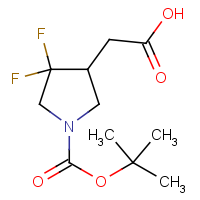 CAS: 1780345-54-1 | PC430227 | 2-(1-(tert-Butoxycarbonyl)-4,4-difluoropyrrolidin-3-yl)acetic acid
