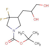 CAS:1823808-90-7 | PC430233 | tert-Butyl 4-(2,3-dihydroxypropyl)-3,3-difluoropyrrolidine-1-carboxylate
