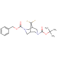 CAS:1823424-25-4 | PC430257 | 3-Benzyl 7-tert-Butyl 9,9-difluoro-3,7-diaza-bicyclo[3.3.1]nonane-3,7-dicarboxylate