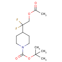 CAS:1864073-07-3 | PC430263 | tert-Butyl 4-(2-acetoxy-1,1-difluoroethyl)piperidine-1-carboxylate