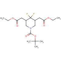 CAS:1864059-46-0 | PC430266 | Diethyl 2,2'-(1-(tert-butoxycarbonyl)-4,4-difluoropiperidine-3,5-diyl)diacetate