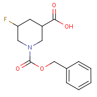 CAS: 1864057-90-8 | PC430273 | 1-(Benzyloxycarbonyl)-5-fluoropiperidine-3-carboxylic acid