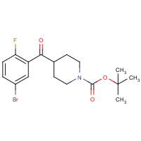 CAS: 1228631-72-8 | PC430279 | tert-Butyl 4-(5-bromo-2-fluorobenzoyl)piperidine-1-carboxylate