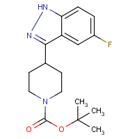CAS:1228631-73-9 | PC430281 | tert-Butyl 4-(5-fluoro-1H-indazol-3-yl)piperidine-1-carboxylate