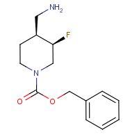 CAS:1228603-77-7 | PC430284 | (3,4)-cis-Benzyl 4-(aminomethyl)-3-fluoropiperidine-1-carboxylate