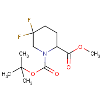 CAS: 1255663-86-5 | PC430289 | 1-tert-Butyl 2-Methyl 5,5-difluoropiperidine-1,2-dicarboxylate