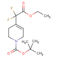 CAS: 1258637-70-5 | PC430305 | tert-Butyl 4-(2-ethoxy-1,1-difluoro-2-oxoethyl)-5,6-dihydropyridine-1(2H)-carboxylate