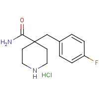 CAS:1283720-14-8 | PC430314 | 4-(4-Fluoro-benzyl)-piperidine-4-carboxylic acid amide hydrochloride