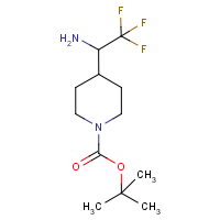 CAS: 1159982-64-5 | PC430328 | tert-Butyl 4-(2,2,2-trifluoro-1-aminoethyl)piperidine-1-carboxylate