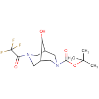 CAS:1823836-12-9 | PC430343 | tert-Butyl 9-hydroxy-7-(2,2,2-trifluoroacetyl)-3,7-diaza-bicyclo[3.3.1]nonane-3-carboxylate