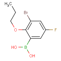 CAS: 868272-84-8 | PC430501 | 3-Bromo-5-fluoro-2-propoxyphenylboronic acid