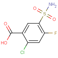 CAS: 4793-24-2 | PC430506 | 2-Chloro-4-fluoro-5-sulfamoylbenzoic acid