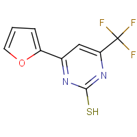 CAS:329710-06-7 | PC430533 | 4-(Trifluoromethyl)-6-(furan-2-yl)pyrimidine-2-thiol