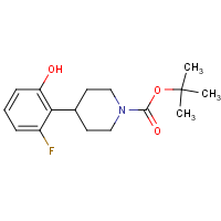 CAS: 1206970-27-5 | PC430544 | tert-Butyl 4-(2-fluoro-6-hydroxyphenyl)piperidine-1-carboxylate
