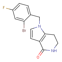 CAS: 1206969-77-8 | PC430565 | 1-(2-Bromo-4-fluorobenzyl)-6,7-dihydro-1H-pyrrolo[3,2-c]pyridin-4(5H)-one