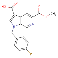 CAS: 932396-34-4 | PC430584 | 5-(Methoxycarbonyl)-1-(4-fluorobenzyl)-1H-pyrrolo[2,3-c]pyridine-3-carboxylic acid