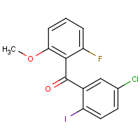 CAS: 1233025-91-6 | PC430586 | (5-Chloro-2-iodophenyl)(2-fluoro-6-methoxyphenyl)methanone